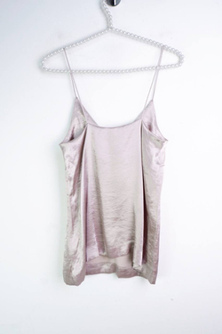 Топ H&M с атласным блеском, маркировка 34, визуально на 40 размер