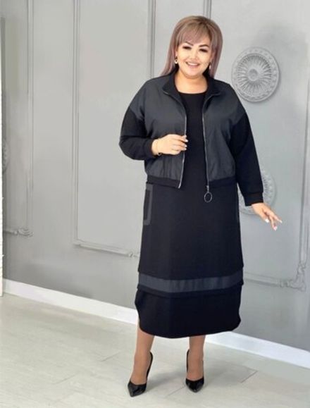 Комплект (платье с пиджаком) УК-148 Фабрика Моды Фото 1