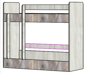 Планка-борт для нижнего яруса  двухъярусной кровати /1000*100*16/ шимо светлый