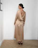 Платье "Утонченная" в песочном