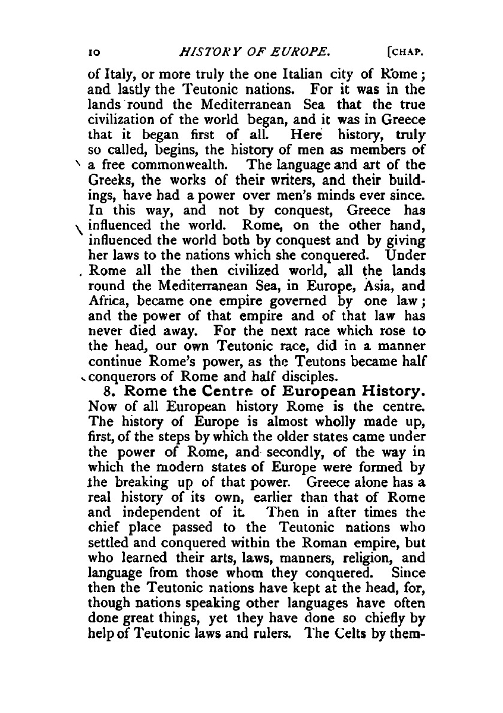 History of Europe | Freeman Edward Augustus