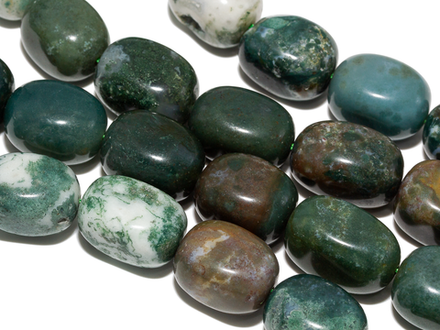 Бусины из агата 12х17мм, прямоугольная галтовка