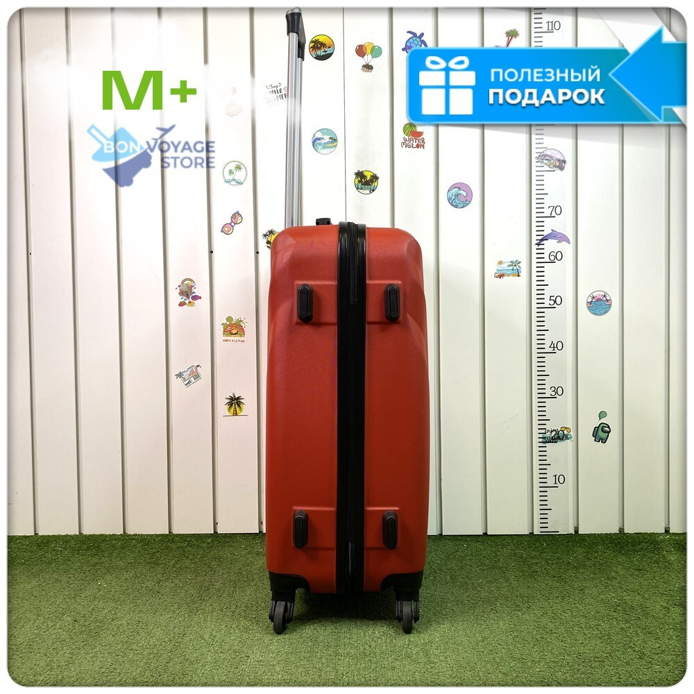 Средний чемоданL'Case Phuket, красный
