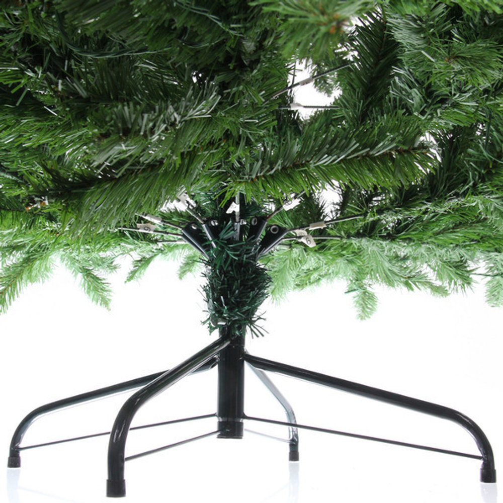 Ёлка «Свет в ночи» 210 см, ПВХ (1100 веток) 420 ламп LED (свечение-Теплый белый)