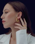 Кольцо Карамель разъемное, позолота
