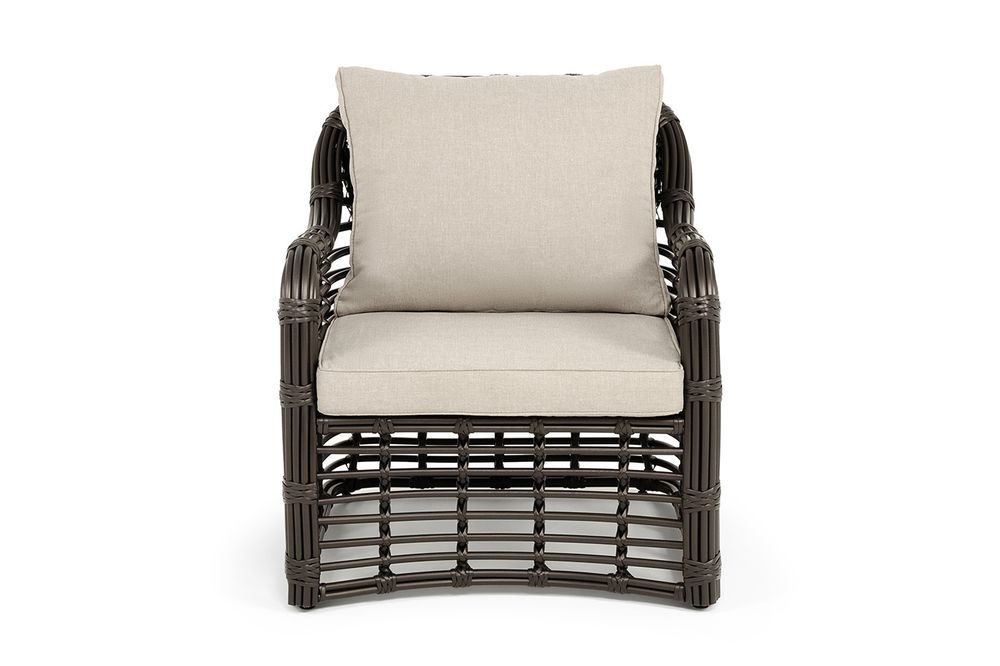 "Ницца" кресло из искусственного ротанга, цвет бронзовый