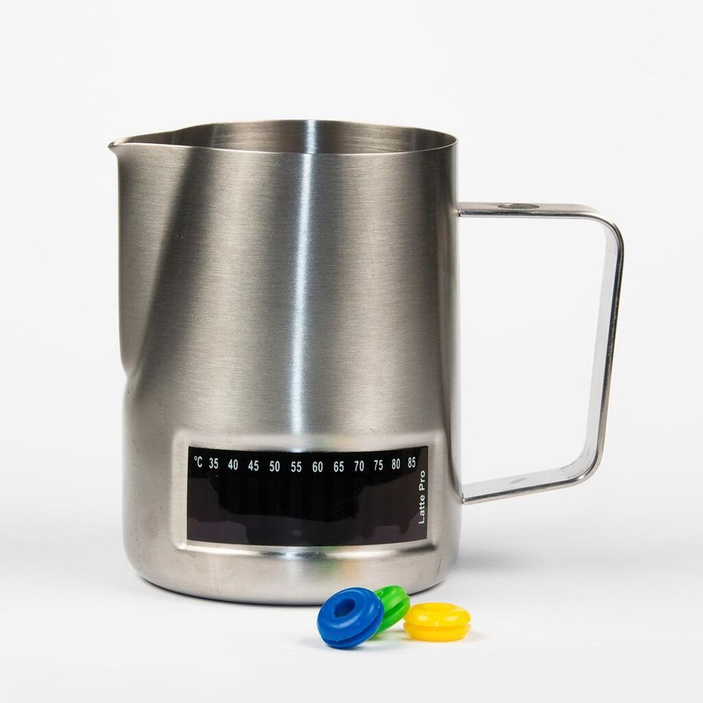 Питчер молочник 480 мл с инд. темп. Coffee Classic Pro d 8,3/7,1 см h10,7 см нерж. P.L.- Barbossa