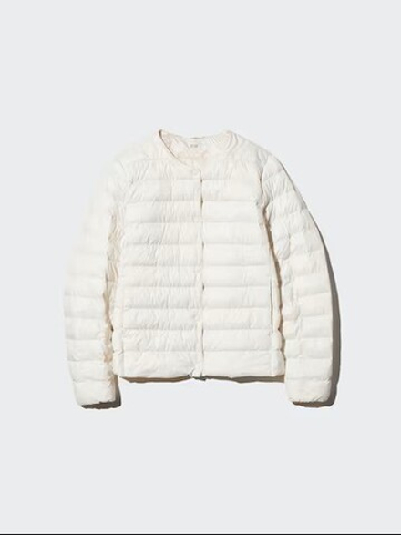 UNIQLO ПУХОВИК PUFFERTECH, БЕЛЫЙ