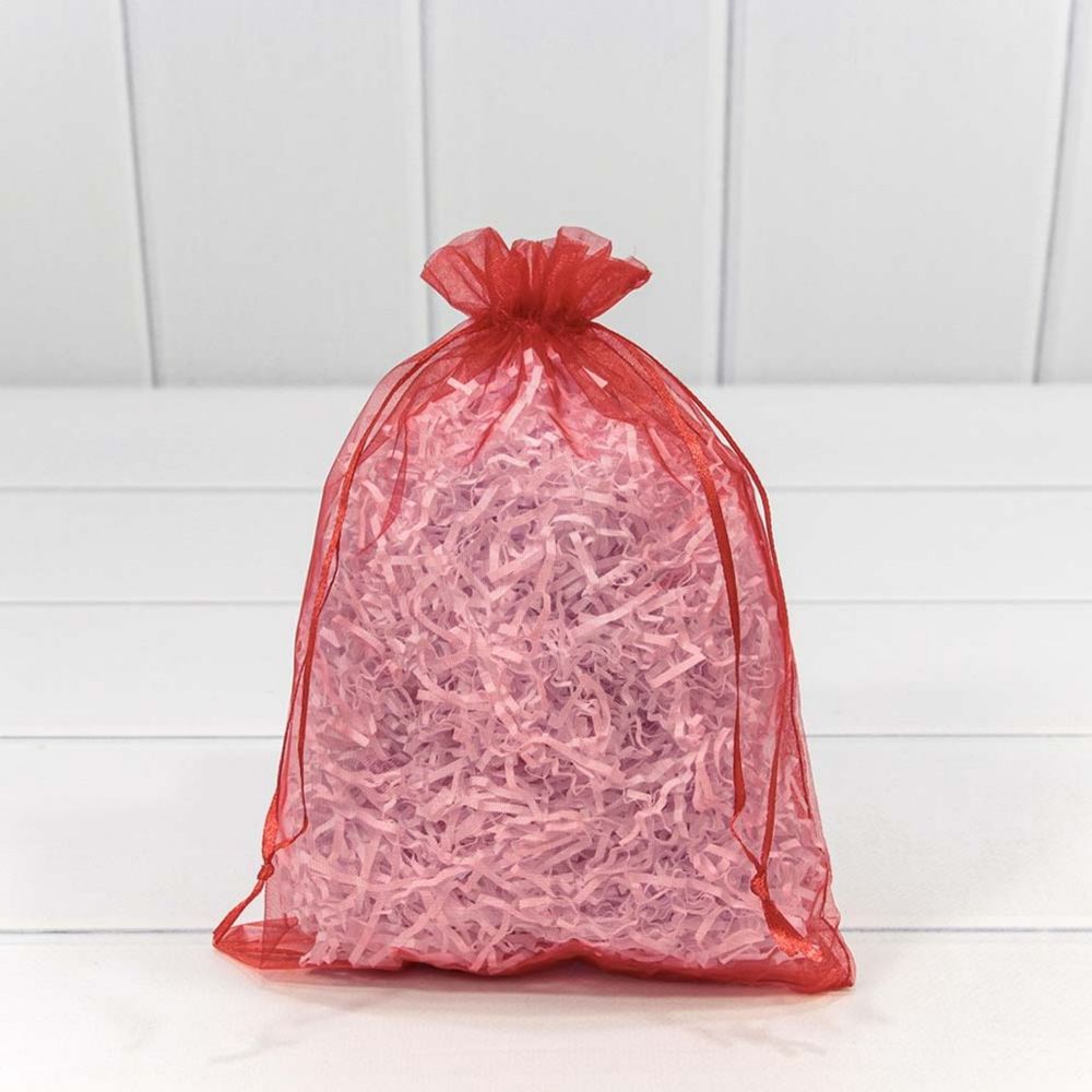 Мешочек 17х23см Органза (Красный)