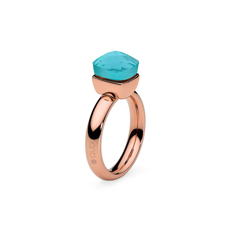 Кольцо Qudo Firenze turquoise 17.2 мм 611544/17.2 BL/RG