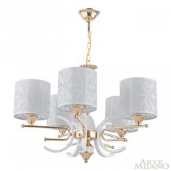 Подвесная люстра Arte Milano Florentia-2097 302097/5 Wh/Gd
