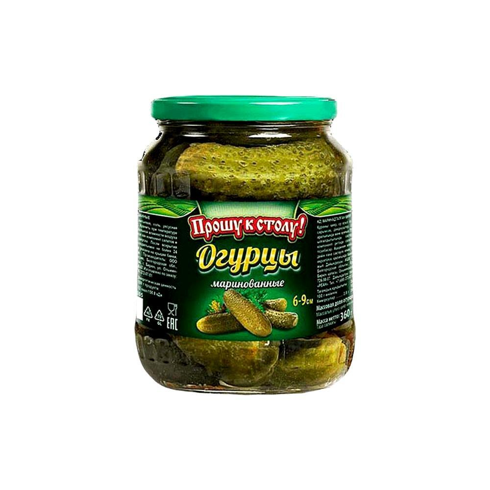 Огурцы маринованные Прошу к столу 720 мл