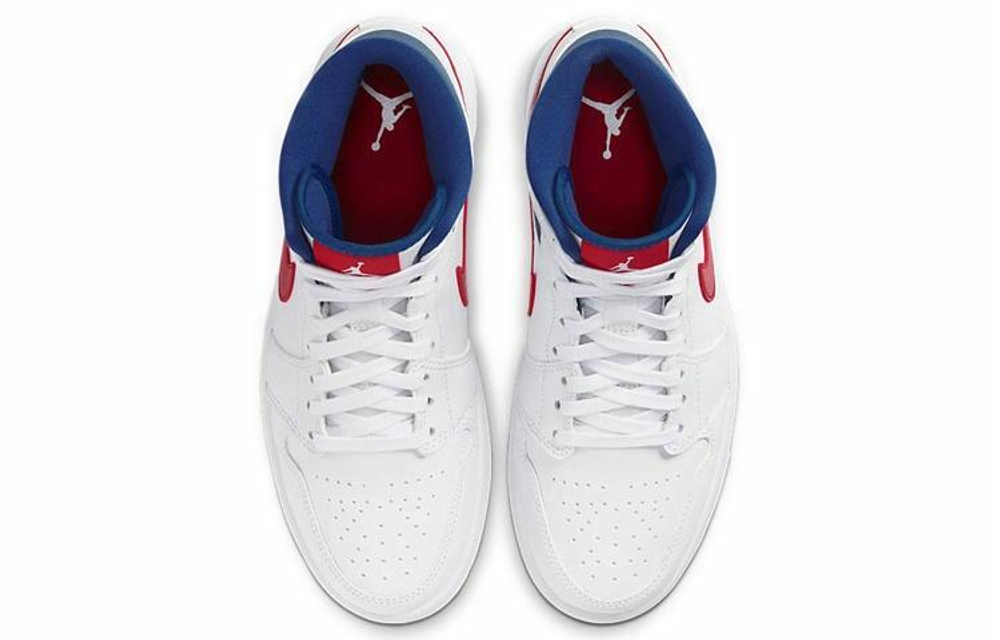 Кроссовки Jordan Air Jordan 1 Mid University Red (Женская размерная сетка)