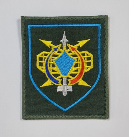 Шеврон 336 Радиотехнического полка  (РТВ) оливковый фон