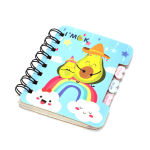 Блокнот "Авокадо" на спирали, 9*12 см, 50 листов, с разделителями, 4вида микс