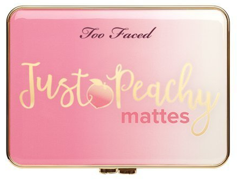 Too Faced Just Peachy Mattes Velvet Eyeshadow Palette палетка теней