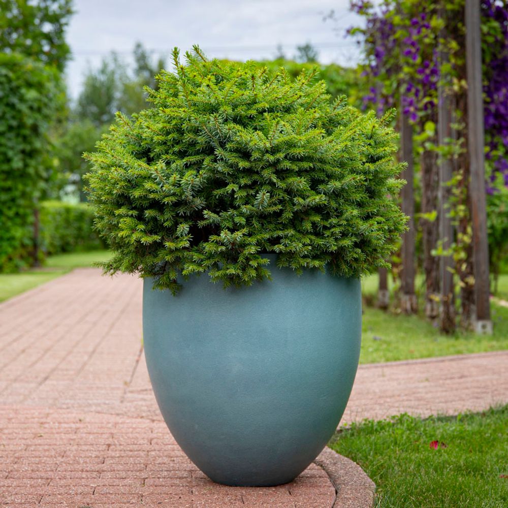 Кашпо CONE CLOUDY BLUE D39 H60