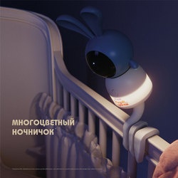 Видеоняня Ramili Baby RV100X2KROSHNUSHA Крошик и Нюша, Малышарики, с креплениями