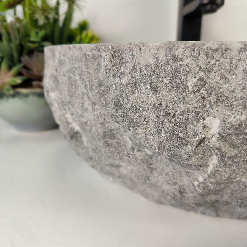 Раковина из мрамора Erozy Grey EM-64522 46*40*15 0187