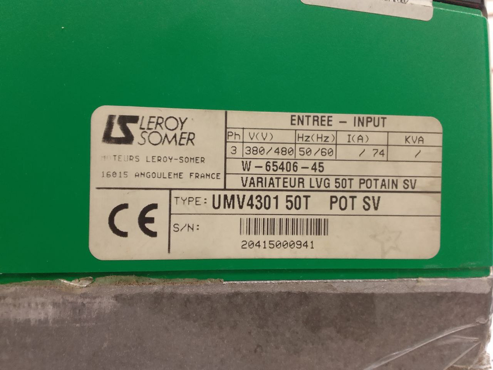 Leroy Somer UMV4301 50T P0T SV