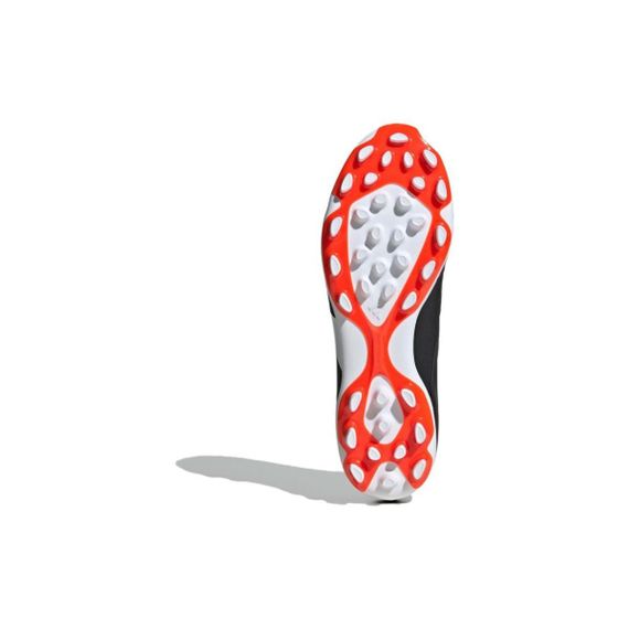 Футбольные бутсы Adidas Predator 24 League - это Низкие Черные Белые Оранжевые кроссовки