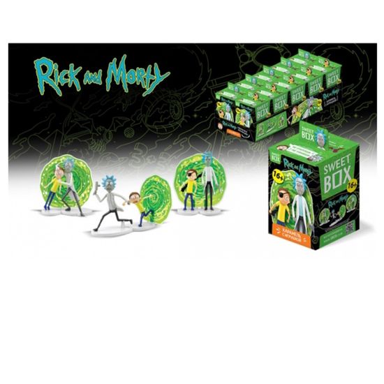 Карамель с игрушкой в коробочке РИК И МОРТИ SWEET BOX 10г. (Китай)