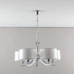 Citilux Эвита CL466150 Люстра подвесная с белыми абажурами