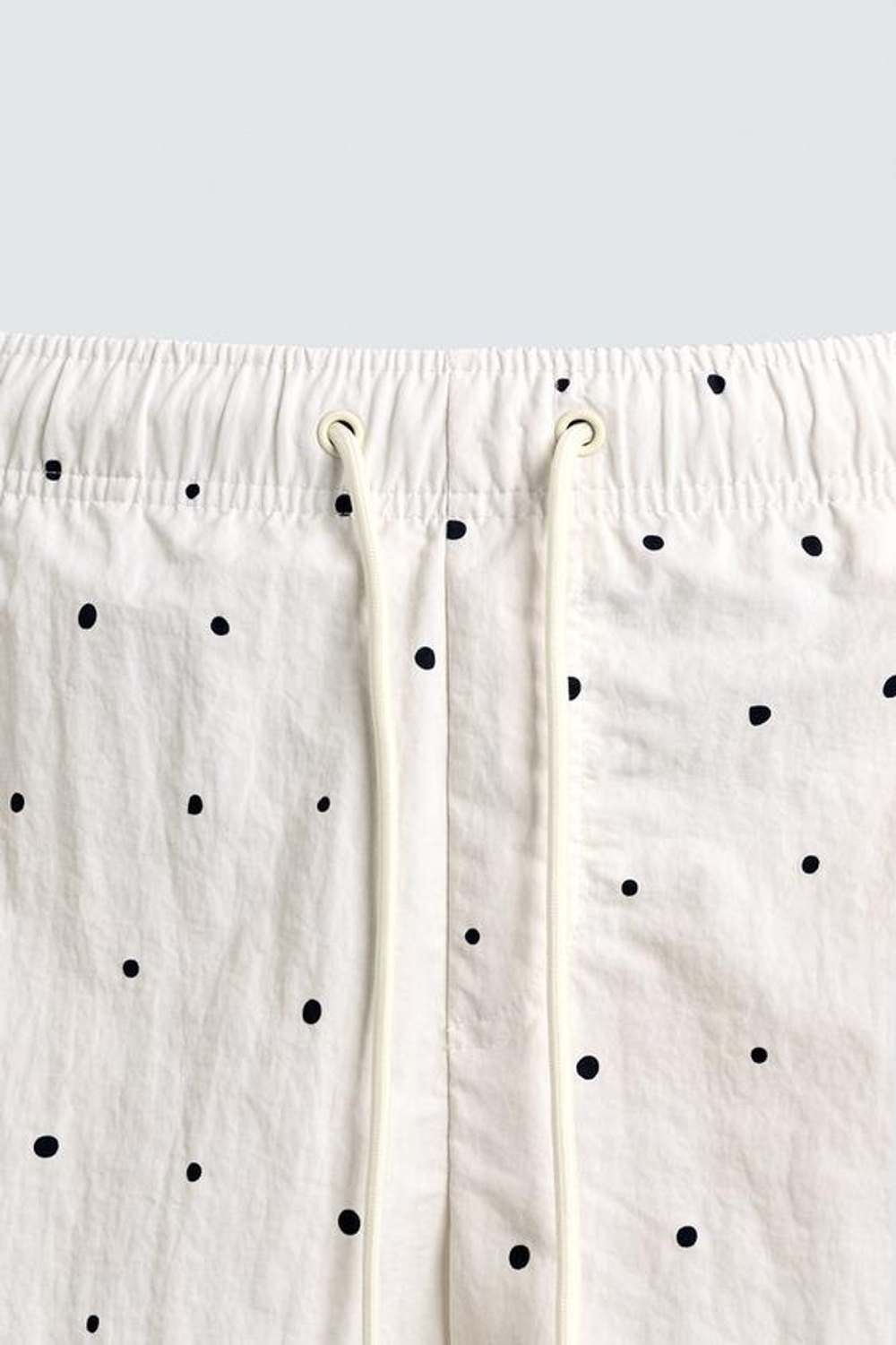 ZARA ПЛАВКИ В ГОРОШЕК, ЭКРЮ