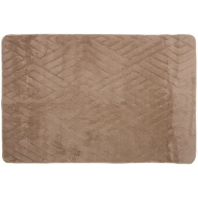 Коврик для ванной 80*120"Медео» бежевый