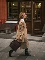 DORRIE шоколадно-бордовая