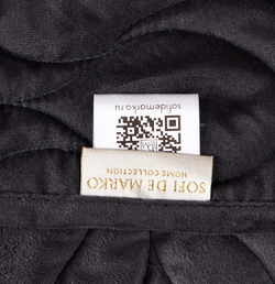 Покрывало 240x260 Sofi De MarkO Нобилис антрацитовое