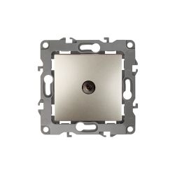 12-3101-04 ЭРА Розетка TV одиночная, IP20, Эра12, шампань