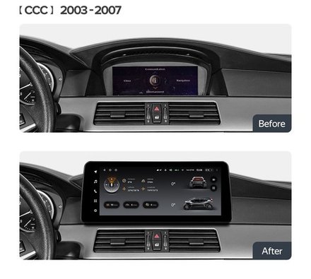 Магнитола BMW 5-серия E60/E61 2003-2009 (ССС) - Teyes LUX ONE монитор 12.3" на Android 10, CarPlay, 4G SIM-слот, 6/128ГБ