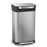 Контейнер для мусора с прессом titan, 30 л, нержавеющая сталь