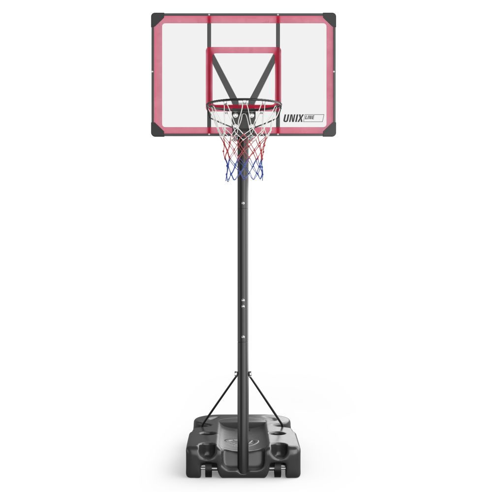 Баскетбольная стойка UNIX Line B-Stand-PC 48&quot;x32&quot; R45 H230-305 см