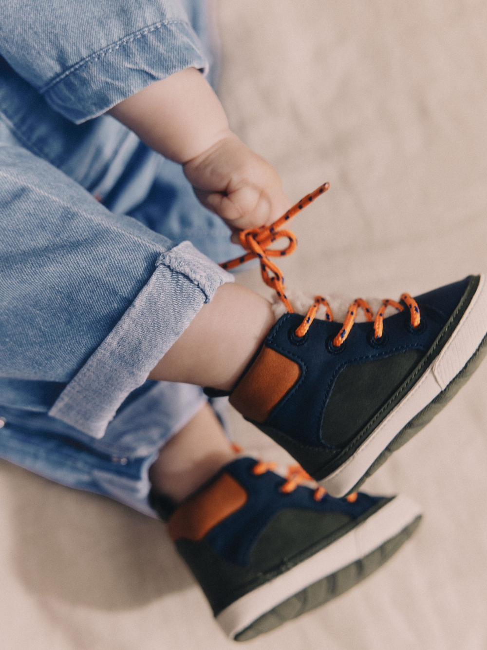 Комбинезон джинсовый для малышей Next Q96-697, Голубой