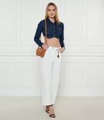 Джинсовая рубашка Elisabetta Franchi - темно-синий(CJ34D51E2)