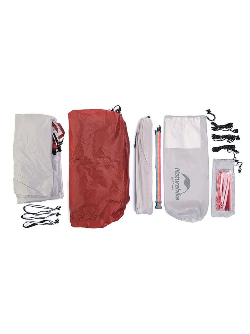 Палатка туристическая Naturehike Сloud Up 1 NH18T010-T 20D одноместная сверхлегкая с ковриком, синяя, 6927595783276