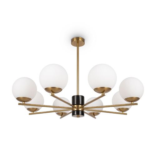 Люстра на штанге Freya Marble FR5230PL-08BS