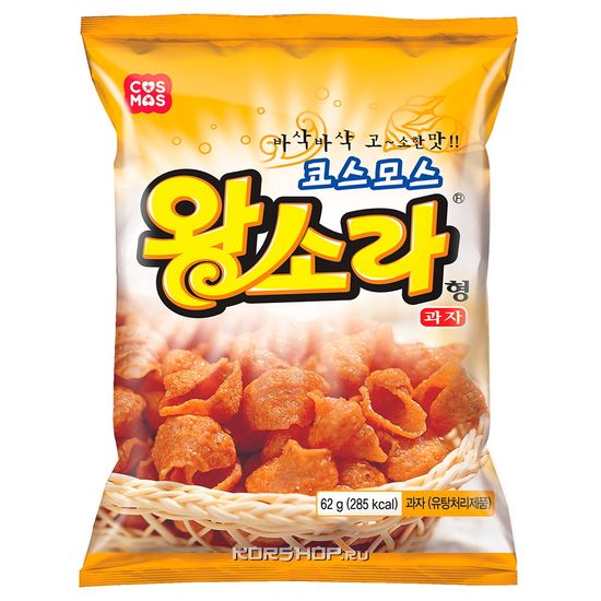 Shell Shaped Snack/Сладкие снеки "Ракушки", 62г