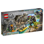 LEGO Jurassic World: Бой тираннозавра и робота-динозавра 75938 — T. rex vs Dino-Mech Battle — Лего Мир Юрского периода