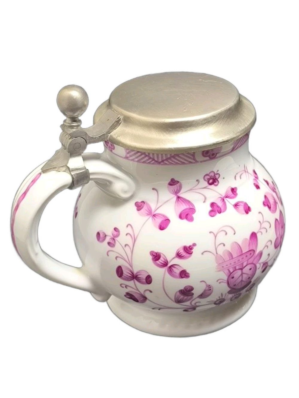 Кружка пивная (фарфор с оловянной крышкой) Royal Tettau