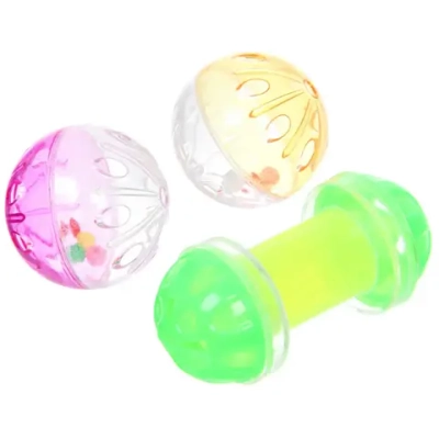 Игрушки в наборе 3шт «МУРОЧКИН», цвет микс