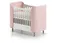 Кроватка KIDI Soft mini cпальное место 60*120 см (розовый)