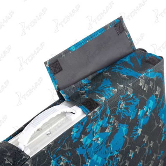 Набор мебели (АЛЮМ), стол+4табурета SHARK (чехол/Velcro) (N-FS-21407+21124A-S-1) NISUS (пр-во Тонар)