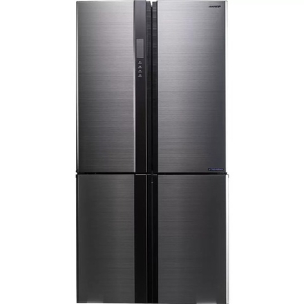 Холодильник Sharp  SJ-EX98F-SL 4-х дверный холодильник с инверторным компрессором J-Tech Inverter и внушительным общим полезным объемом 605л.