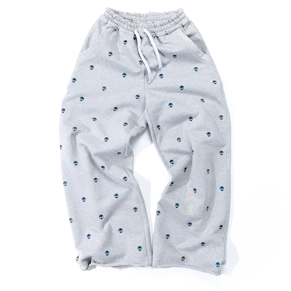 Оверсайз брюки бензин серые