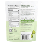 Poshi, Snacks, нарезанные кошерные маринованные с укропом премиального качества с морской солью, 56 г (2 унции)