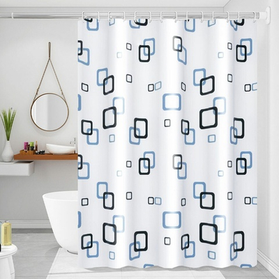 Штора для ванной 180*180см, PEVA