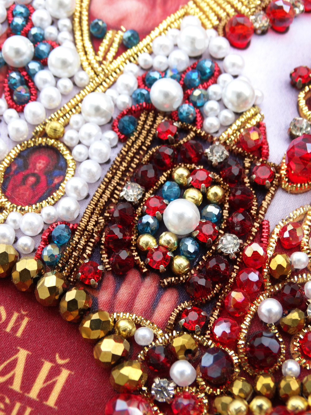 Принт-Ии70 Ткань с нанесенной авторской схемой Николай Чудотворец